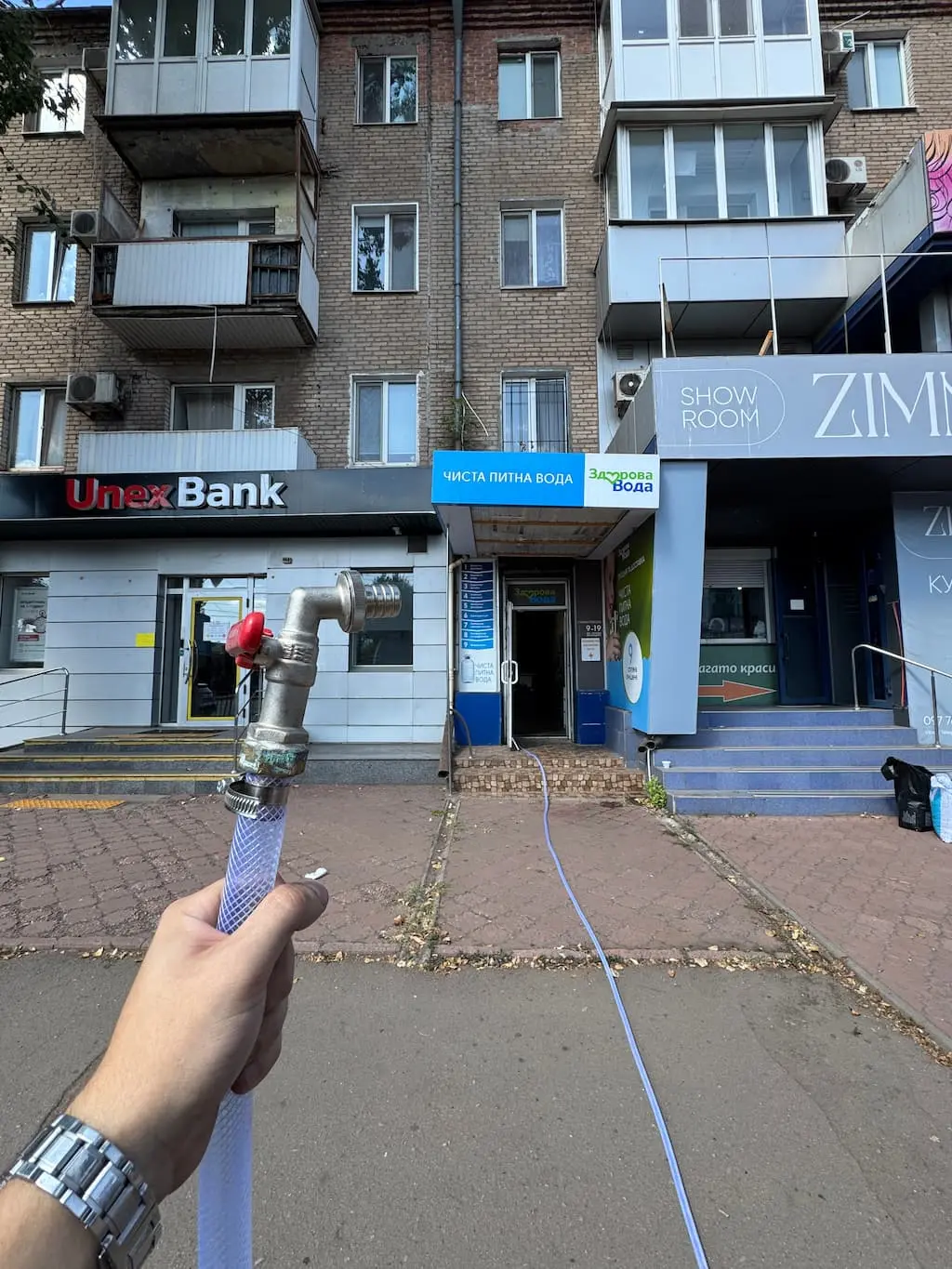 Зручність автозаправки великих об'ємів питної води